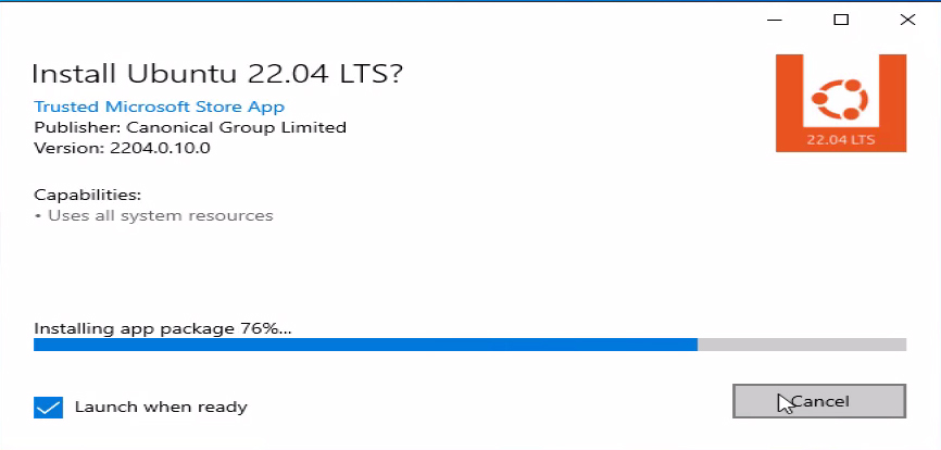 install Ubuntu 22.04 LTS