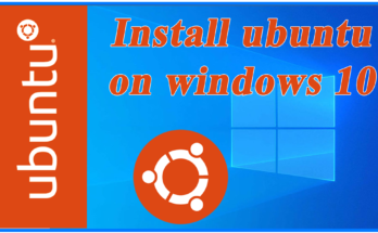 install ubuntu on windows 10