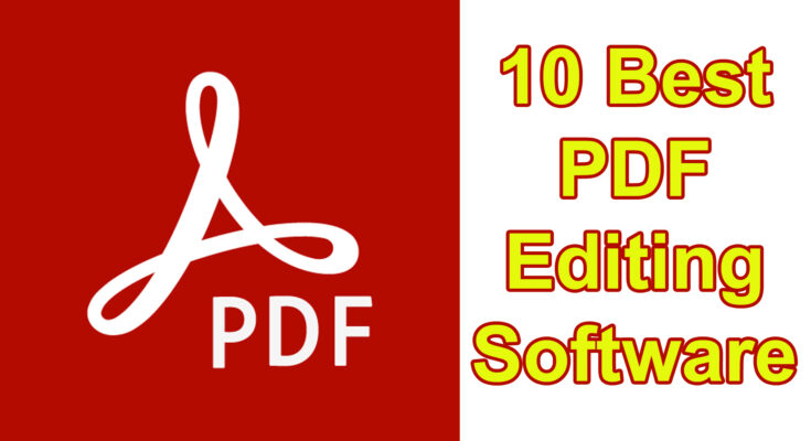 Best PDF editing software