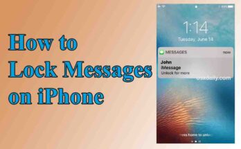How to Lock Messages on iPhone