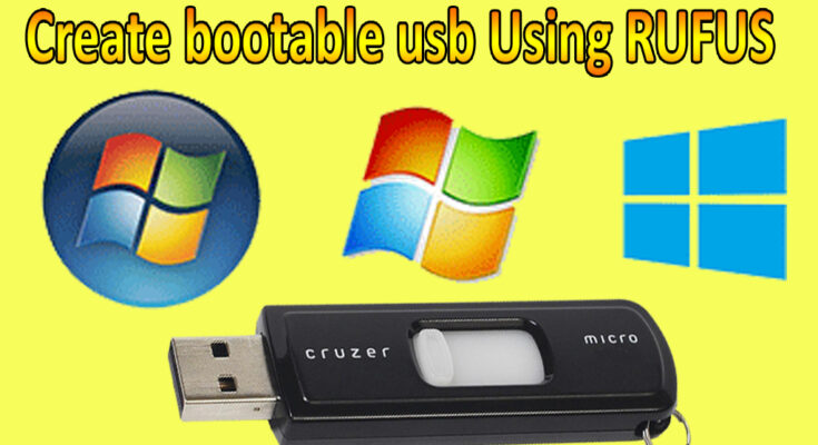 creating a bootable usb drive with rufus