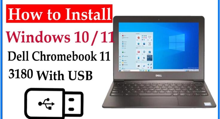 Install Windows 10 11 on Dell Chromebook 11